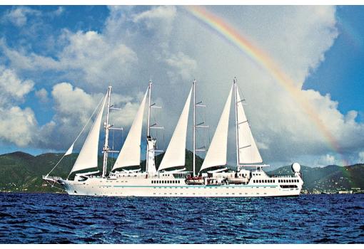 Navegar a bordo del Wind Spirit es una experiencia única